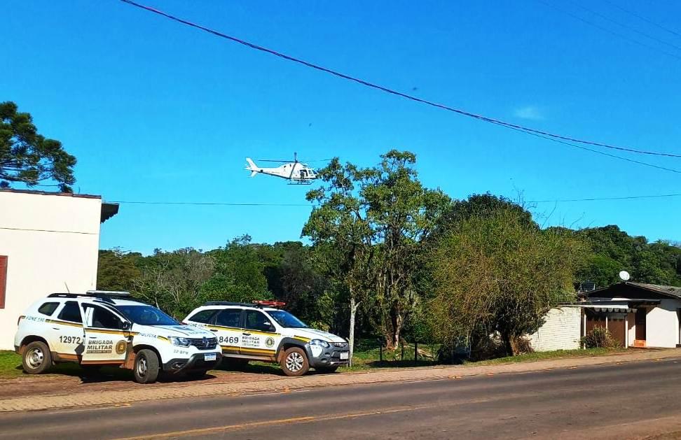 Batalhão de Aviação da Brigada Militar (BAvBM) também ajuda nas buscas