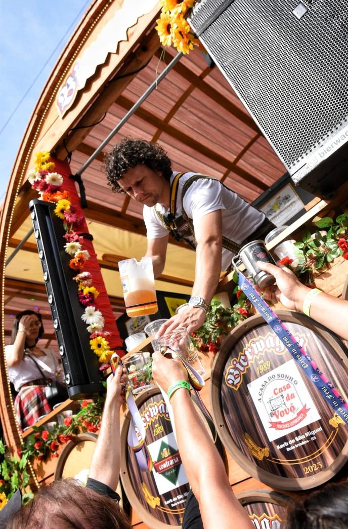Bierwagen foi a grande atração do sábado