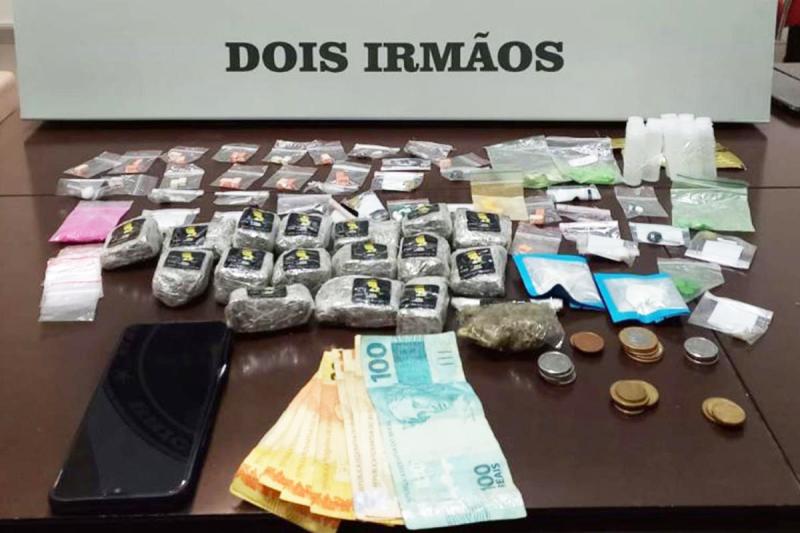 No período, BM apreendeu drogas como maconha, cocaína, LSD, ecstasy, ketamina e haxixe