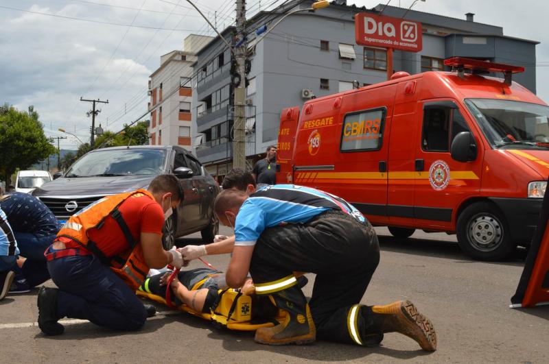 Última ação prática foi a simulação de um atropelamento na Av. 25 de Julho