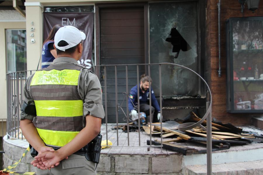 Brigada Militar acompanhou o trabalho dos peritos