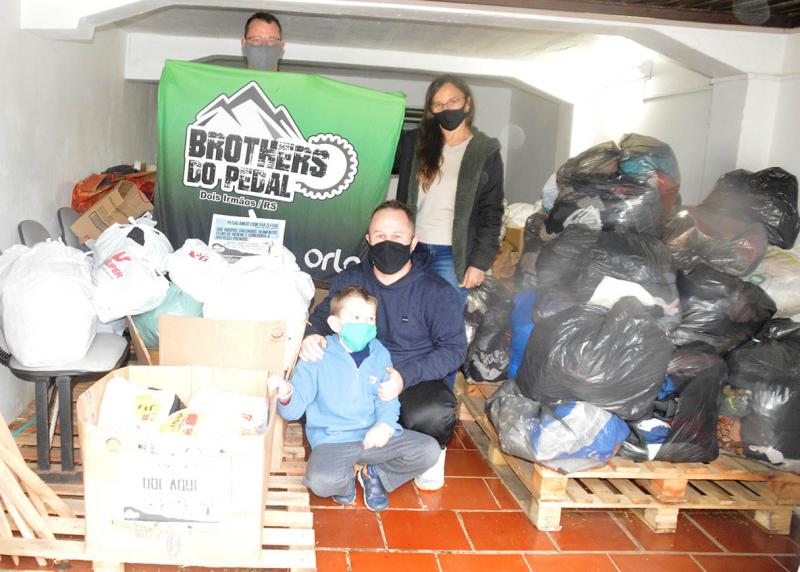 Em Dois Irmãos, entrega também ocorreu na tarde de ontem