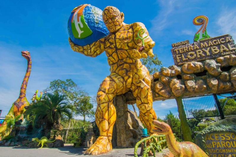 Parque Terra Mágica Florybal fica em Canela