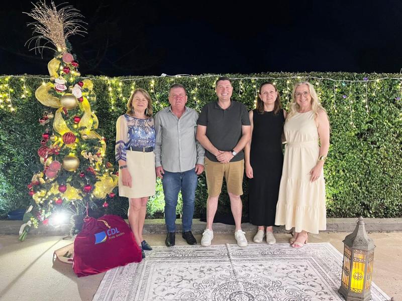 Margareth, Ademir, Felipe, Roseli e Vânia (Fotos: Divulgação / CDL)