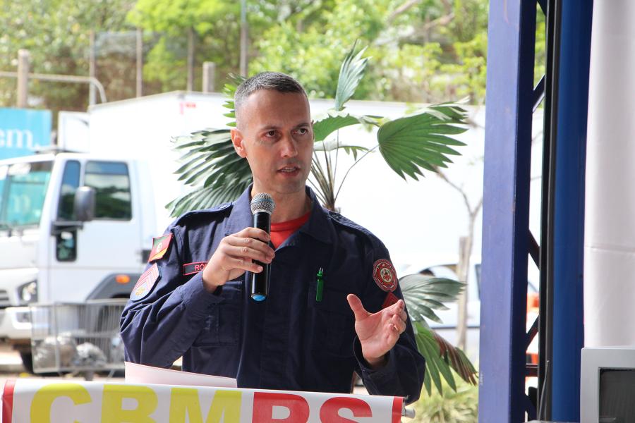 Comandante do Corpo de Bombeiros de Dois Irmãos, Sargento Rômulo destacou o desejo de dar continuidade ao legado deixado pelos seus antecessores 