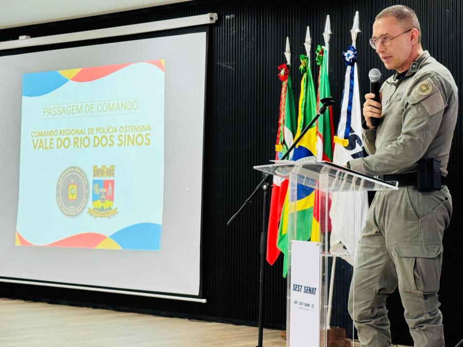 Comandante-geral da Brigada Militar, coronel Cláudio dos Santos Feoli