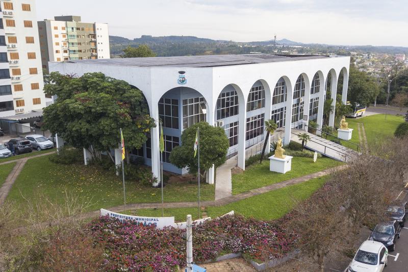 Palácio 10 de Setembro, sede da prefeitura (Foto: Marcio A. Blume)