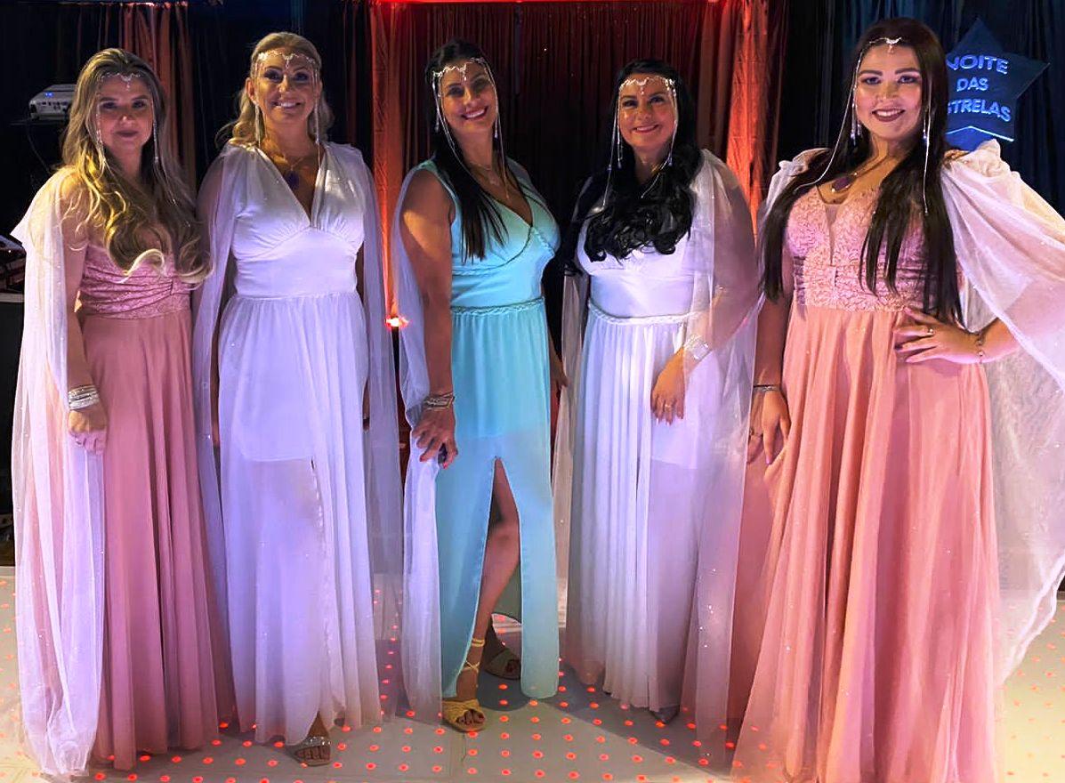 Coordenadoras do festival: Gloriane Morschbacher, Márcia Maria Zimmermann Johann, Mariza Prestes, Leila Wendling e Marilu Greiner Conceição (Foto: Divulgação)