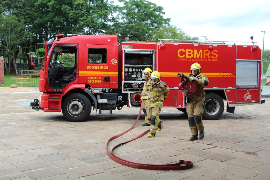 Corpo de Bombeiros participou da ação