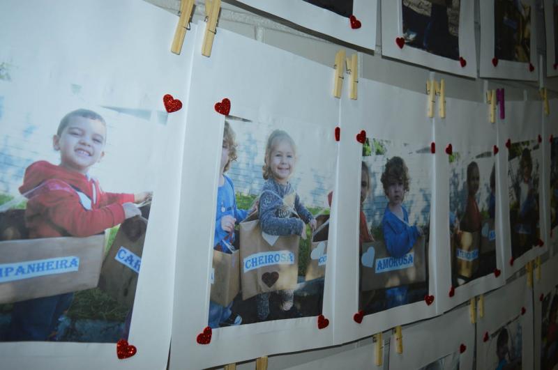 Trabalhos expostos na Unidade Pequena Floresta