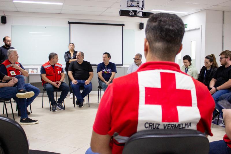 Cruz Vermelha nacional irá atuar no apoio à população atingida pelas enchentes