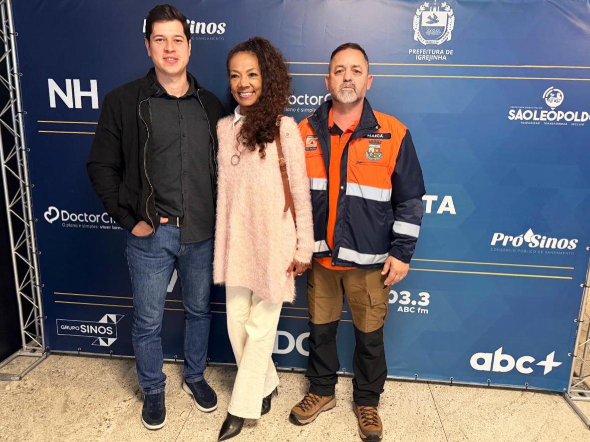 Ederson, Tânia e Maicá (Foto: Divulgação)