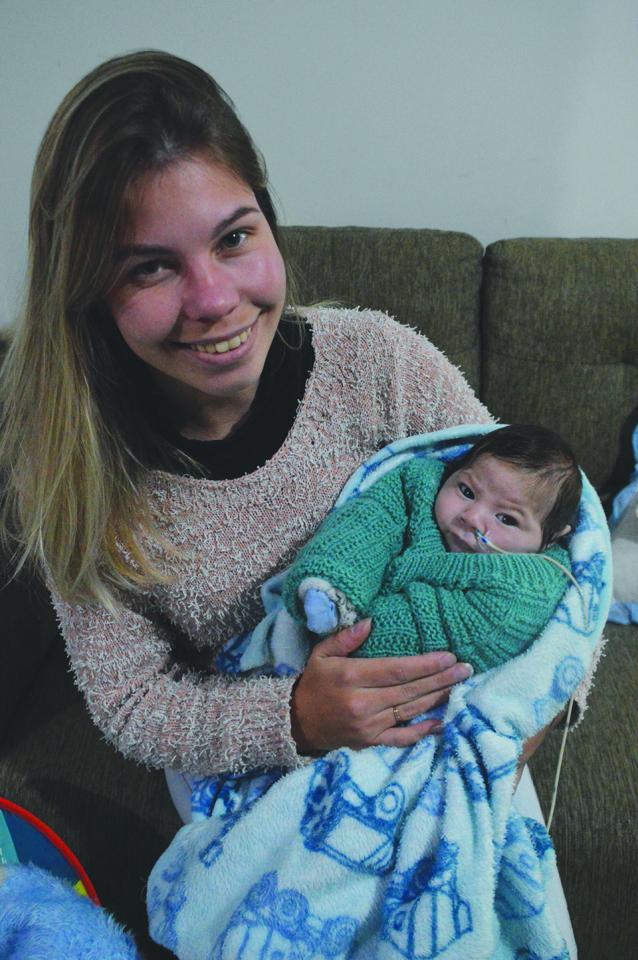 Desde o nascimento, Fabiane assumiu o sobrinho como se fosse seu filho