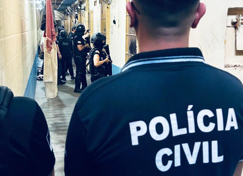 Mandados foram cumpridos em Campo Bom, São Leopoldo, Presidente Lucena e na penitenciária de Montenegro (Fotos: Polícia Civil / Divulgação)