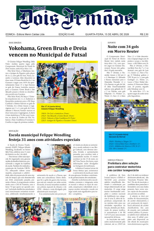 Edição 15.04.2026