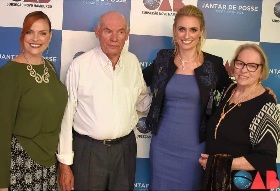 Em família: Sofia, Marino, Simone e Renata