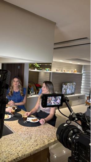 Entrevista para a TV