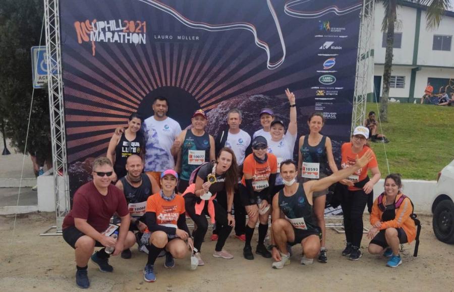 Equipe representando Dois Irmãos em Santa Catarina