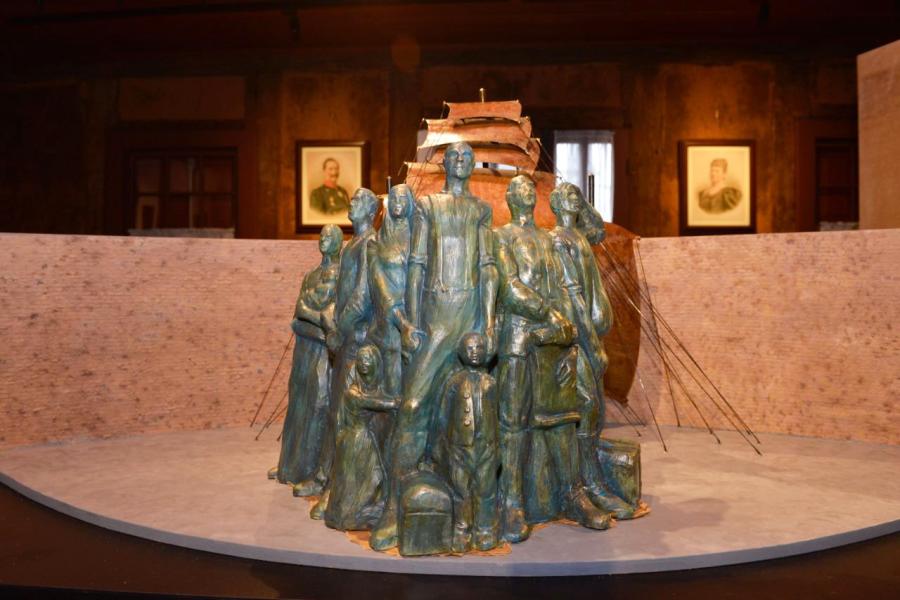Escultura-estudo segue em exposição até 25 de agosto
