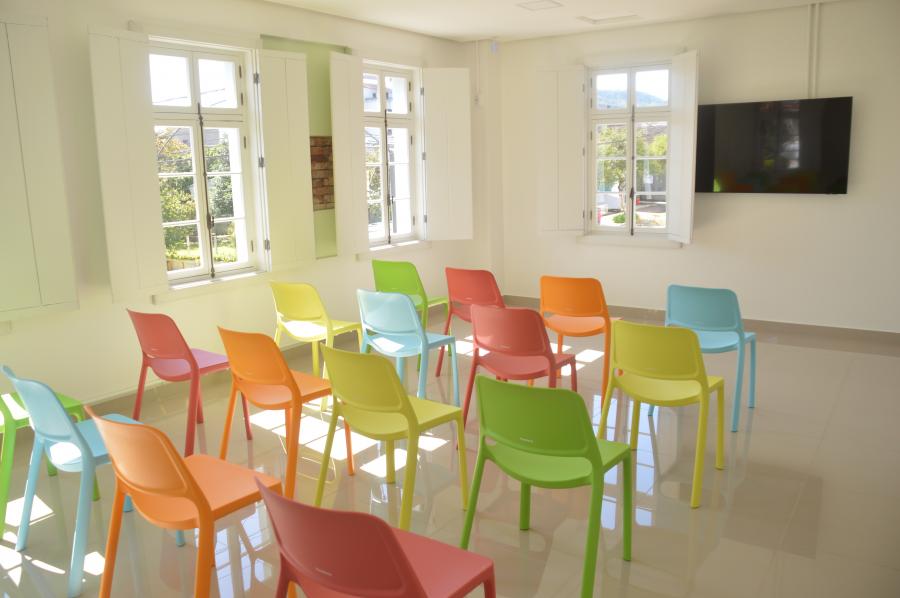 Espaço especial para atividades em grupo