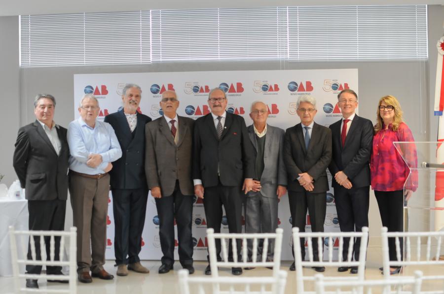 Ex-presidentes da OAB/NH homenageados