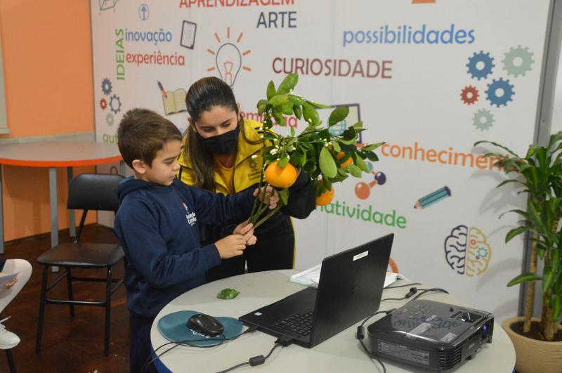 Turma da professora Flávia apresentou o projeto “Eles estão cortando as árvores e estamos ficando sem ar”