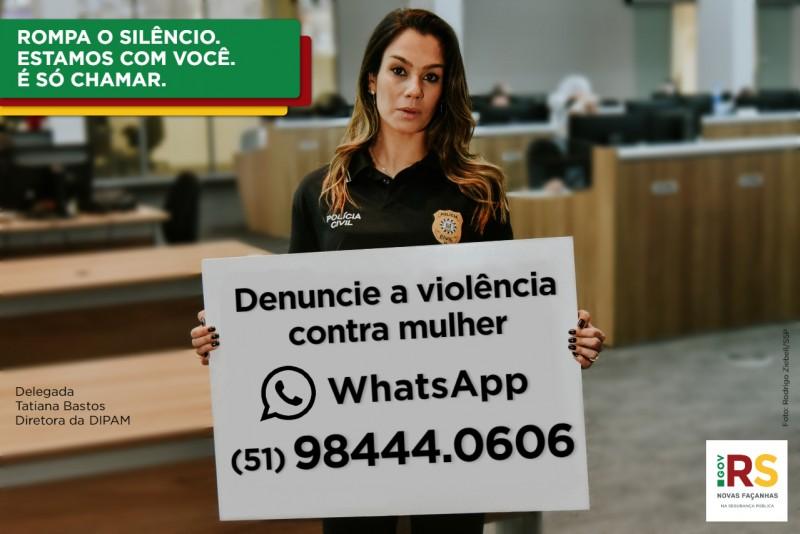 Campanha incentiva denúncias de violência contra a mulher