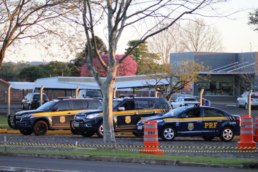 Foi preciso reforçar a fiscalização na BR-116 para evitar aglomerações