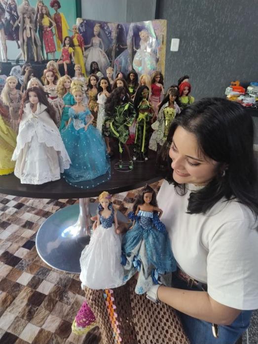 Franciele cuida de todos os detalhes