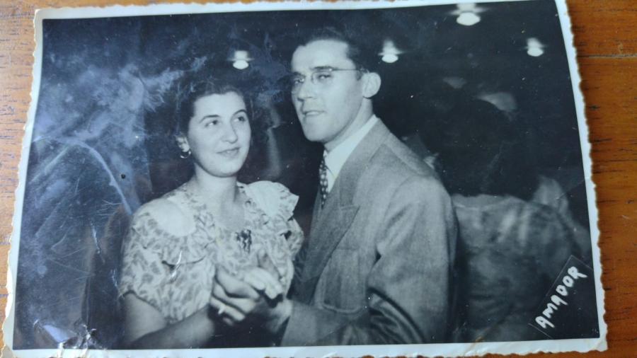Genny e José Victor, recém-casados