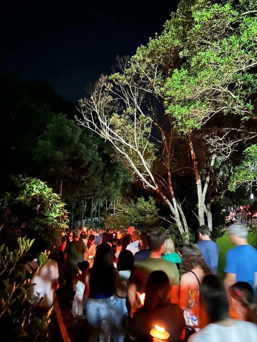 Grande público participou da celebração no Parque Municipal