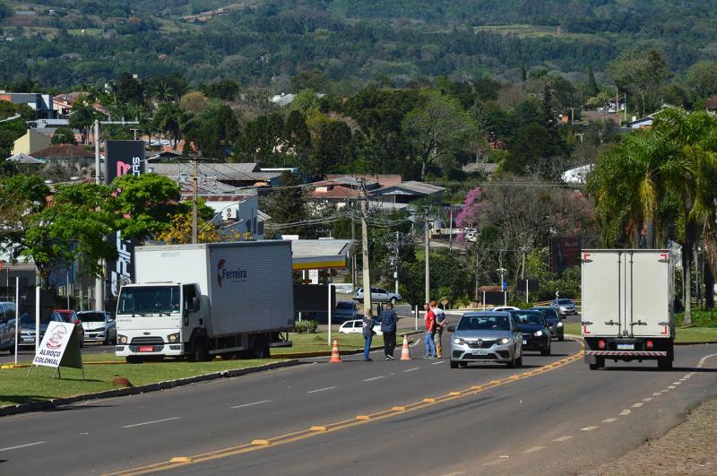 Mobilização na manhã desta quinta-feira (9)