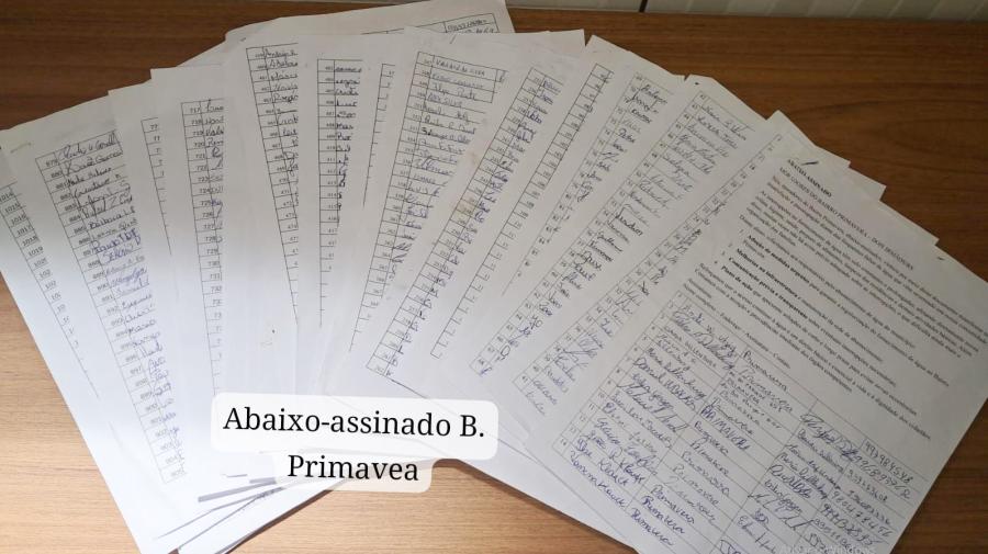 Grupo do Primavera organizou abaixo-assinado e irá na Câmara