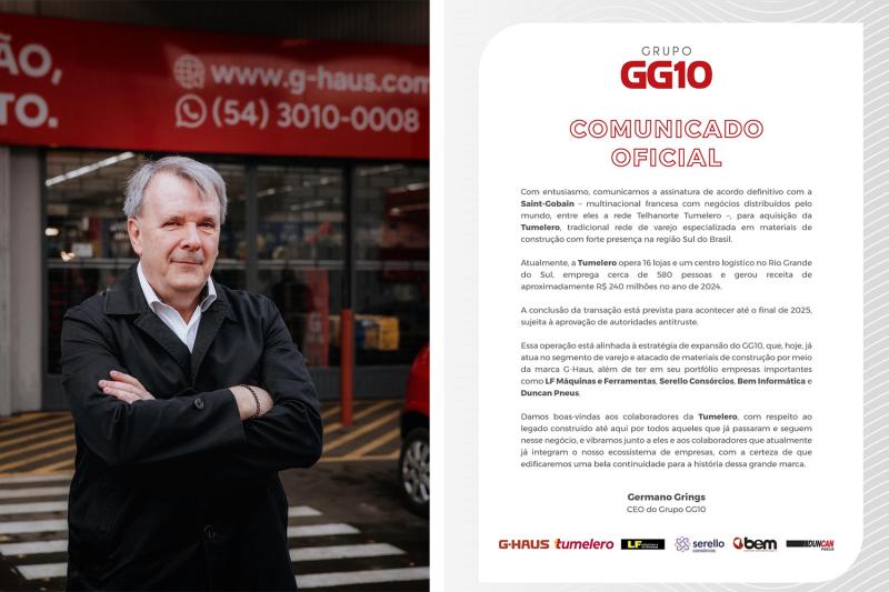Germano Grings, CEO do Grupo GG10 (Foto: Divulgação)