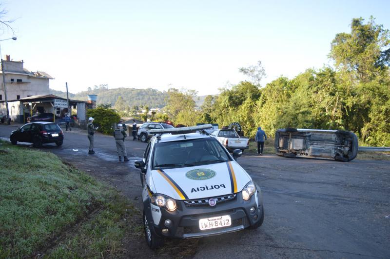 Bandido se envolveu em acidente na fuga