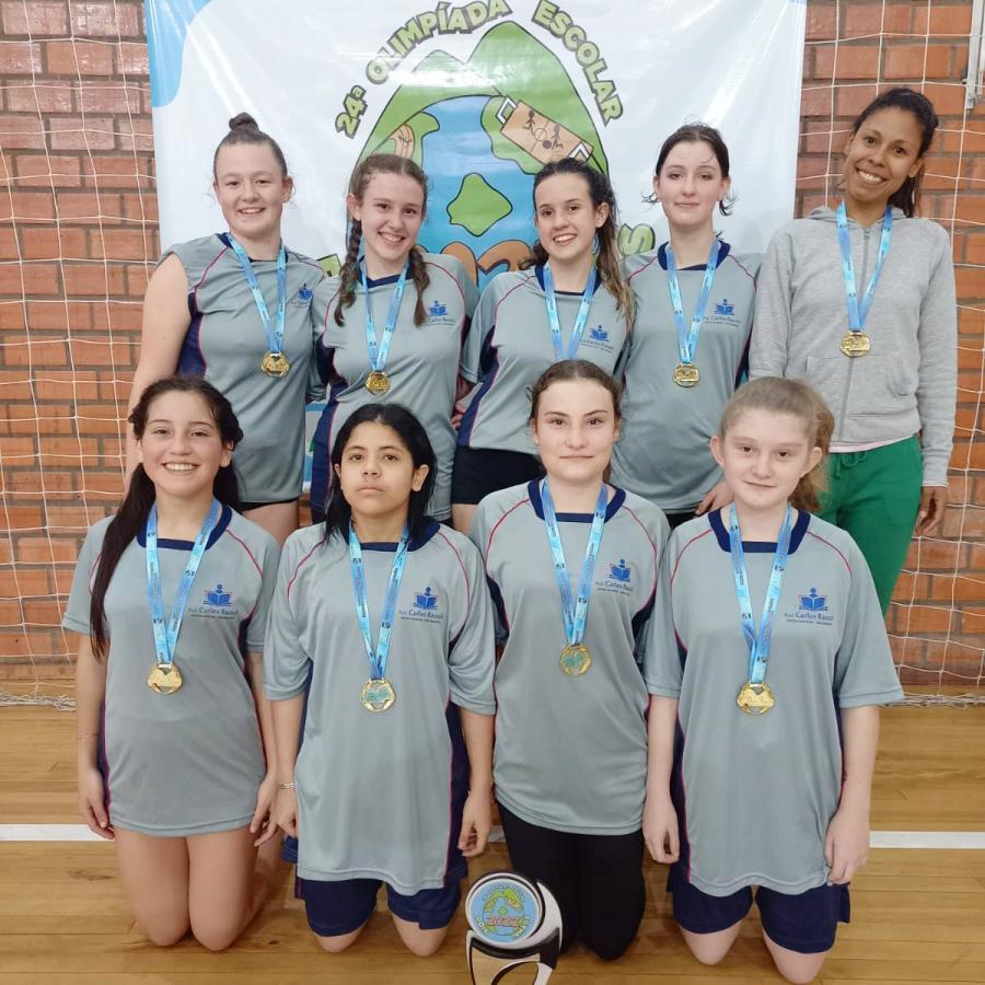 Infantil feminino: Carlos Rausch campeã
