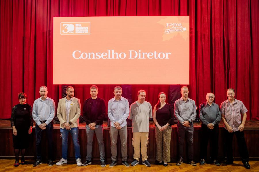 Integrantes da diretoria da entidade