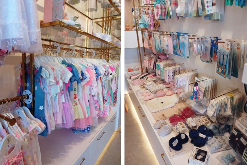 São várias opções em moda infantil