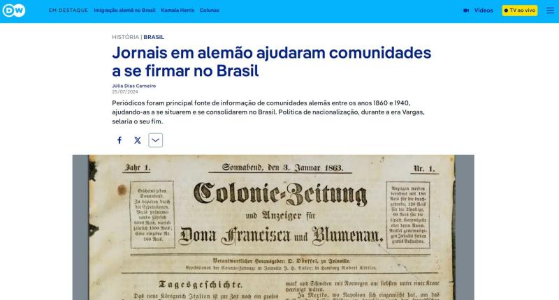Fonte: Deutsche Welle Brasil – Júlia Dias Carneiro / Fotos: Laboratório de Estudos da Memória Multilíngue