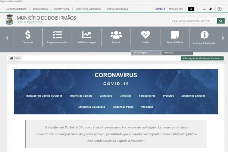 Serviço está disponível no site da prefeitura