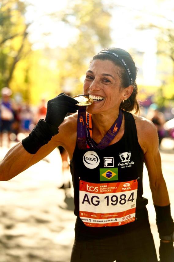 Marlei comemora mais uma conquista (Foto: @fparadizo)