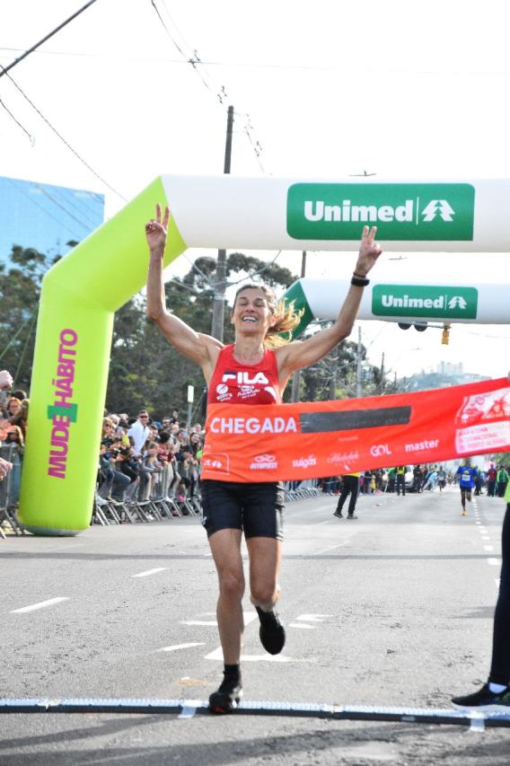 Marlei cruzou em 1º lugar (Foto: Diogo Anhasco/Foco Radical)