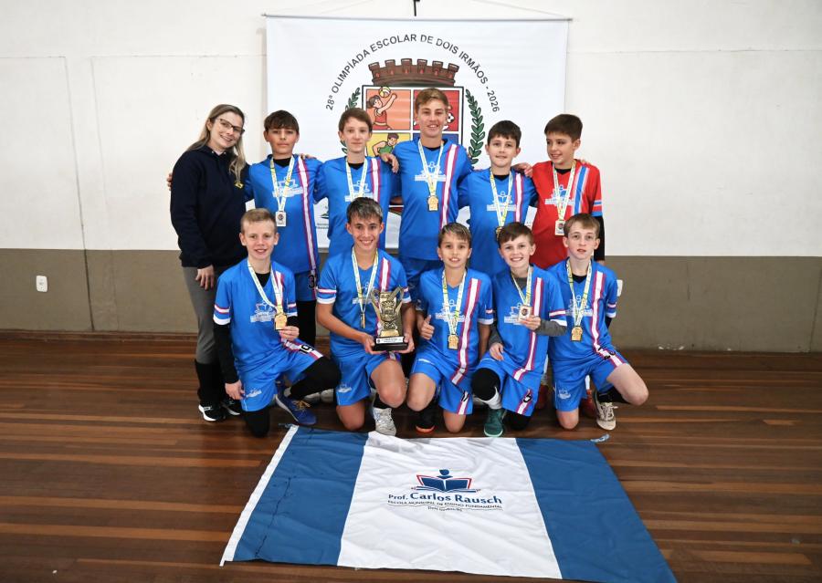 Mirim masculino: Carlos Rausch campeão