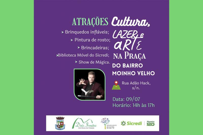 Será das 14h às 17h