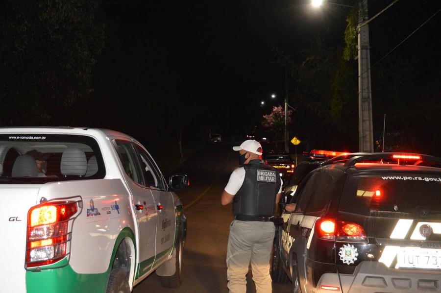 No sábado, equipes repetiram ação nos bairros de Dois Irmãos