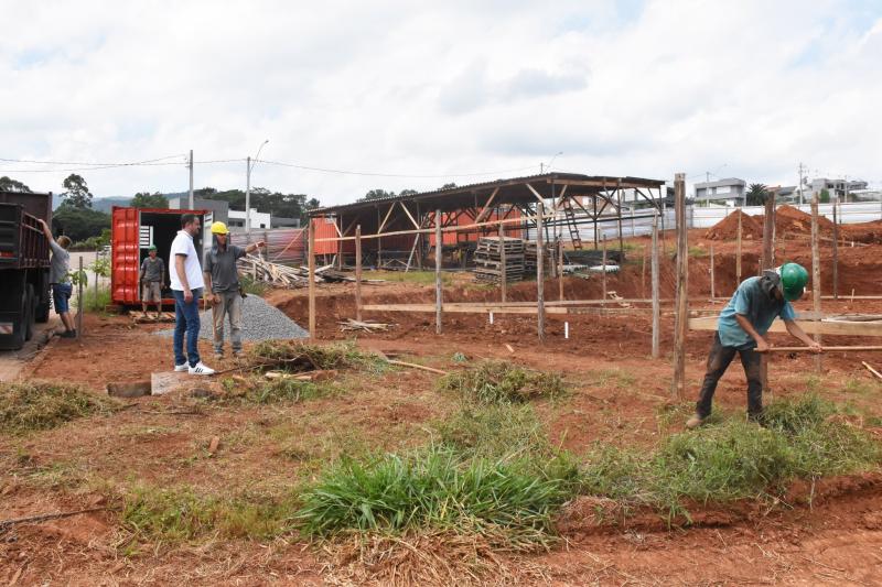 Obra está no início (Foto: Divulgação / PMDI)