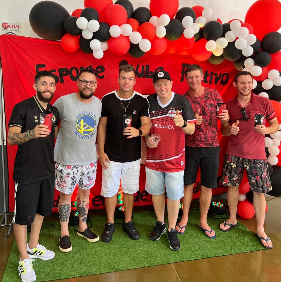 Parte do plantel do Arrankabaço para 2023: Christian, Túlio, Eliandro, Fernando (Presidente), André e Maicon