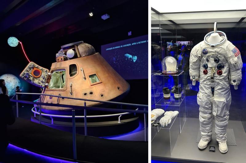 Alunos visitaram o Museu da NASA em Canela (Fotos: Divulgação)