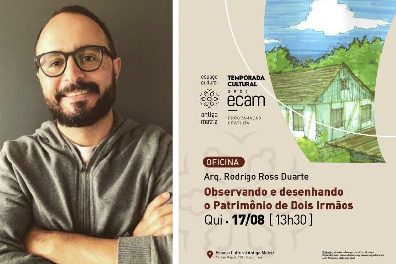 Trabalho será ministrado pelo arquiteto Rodrigo Ross Duarte (Foto: Divulgação)