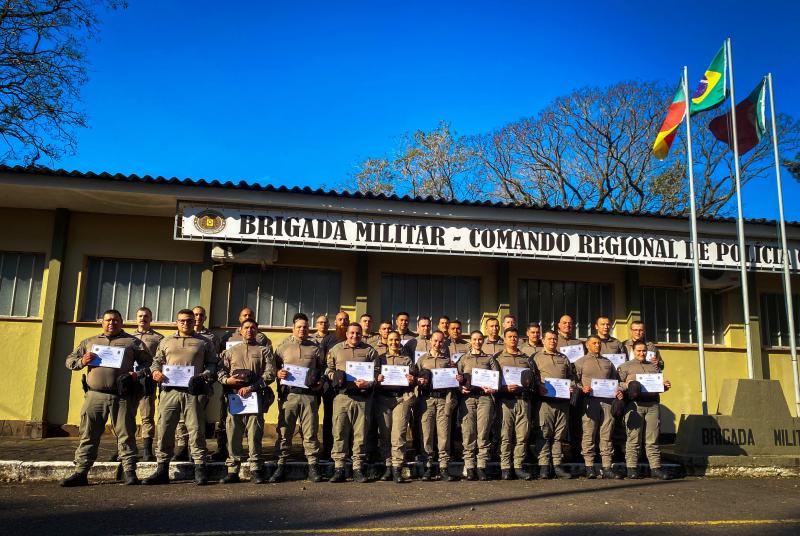 Treinamento foi organizado pelo Comando Regional de Polícia Ostensiva